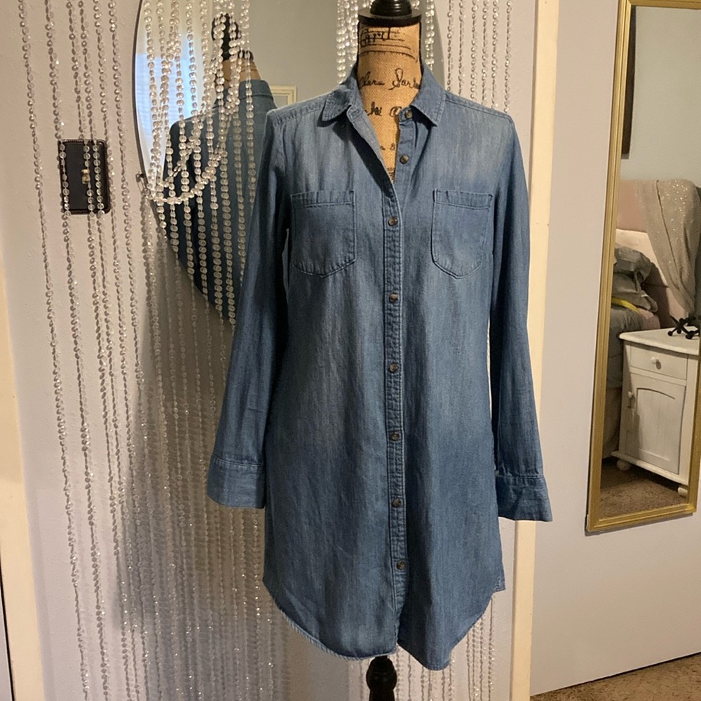Merona Denim Shirt Dress